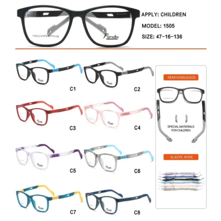 Modelo 1505, Lentes para Niños, Catálogo Optishore Septiembre 2026