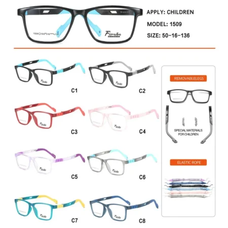 Modelo 1509, Lentes para Niños, Catálogo Optishore Septiembre 2026