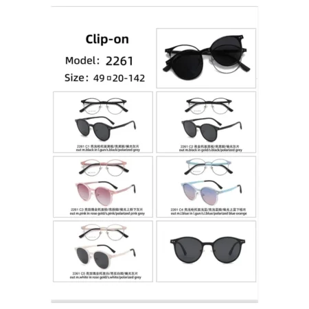 Modelo 2261, Clip On, Catálogo Optishore Septiembre 2026