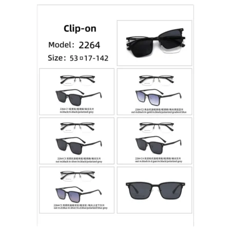 Modelo 2264, Clip On, Catálogo Optishore Septiembre 2026