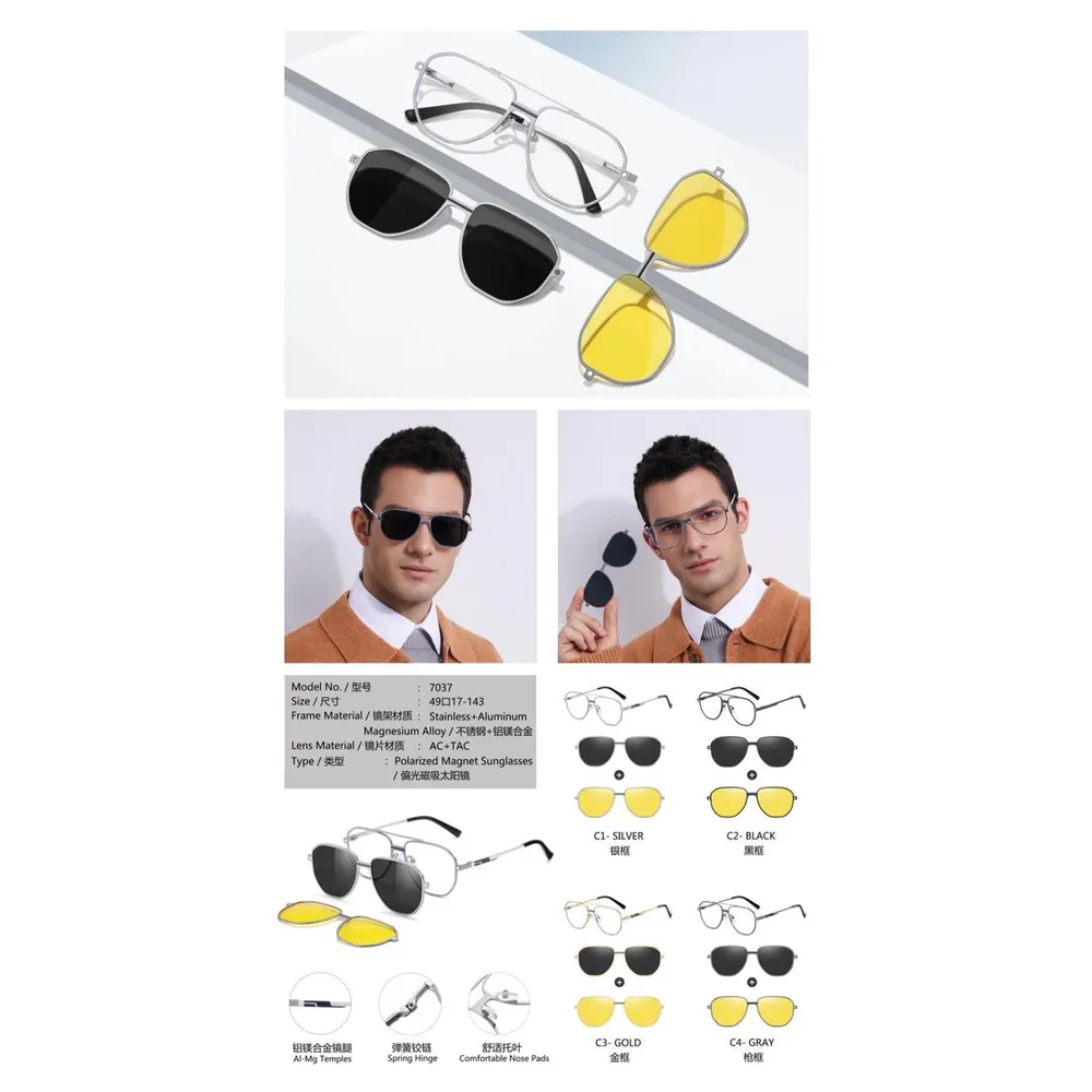 Modelo 7037, Clip On, Catálogo Optishore Septiembre 2026