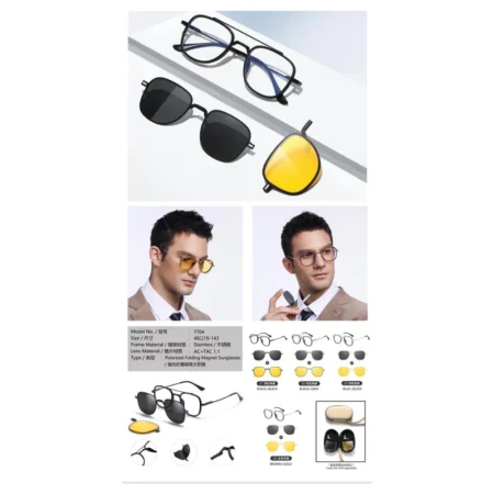 Modelo 7704, Clip On, Catálogo Optishore Septiembre 2026