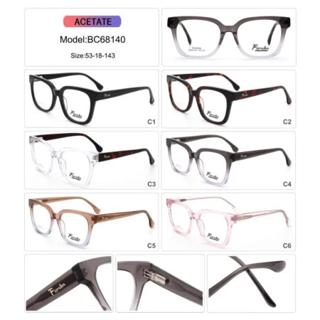 Modelo BC68140, Acetato, Catálogo Optishore Septiembre 2026