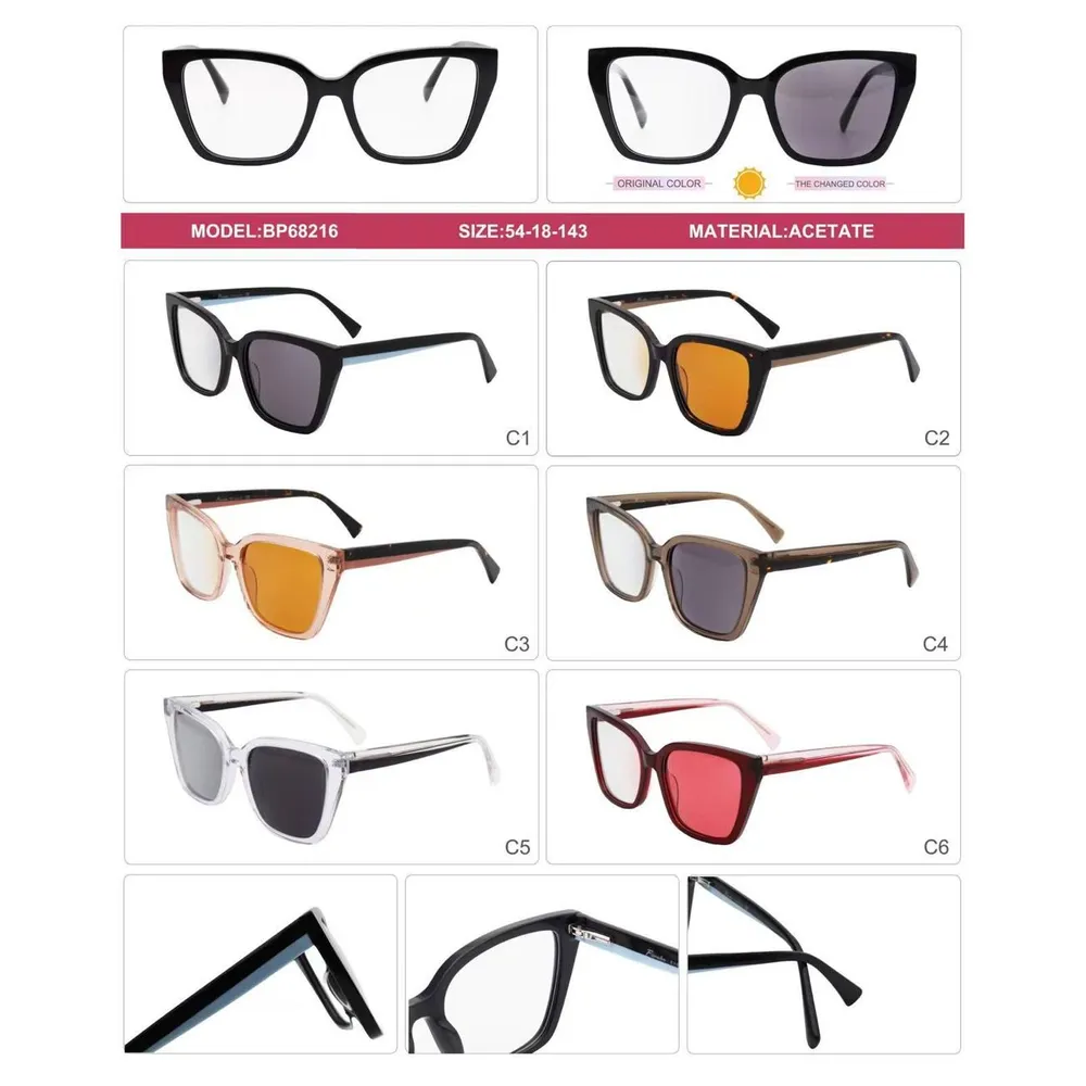Modelo BP68216, Acetato Fotocromático, Catálogo Optishore Septiembre 2026