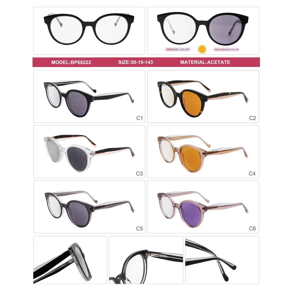 Modelo BP68222, Acetato Fotocromático, Catálogo Optishore Septiembre 2026