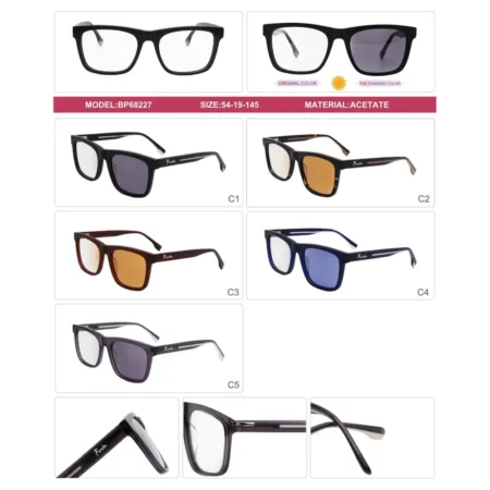 Modelo BP68227, Acetato Fotocromático, Catálogo Optishore Septiembre 2026
