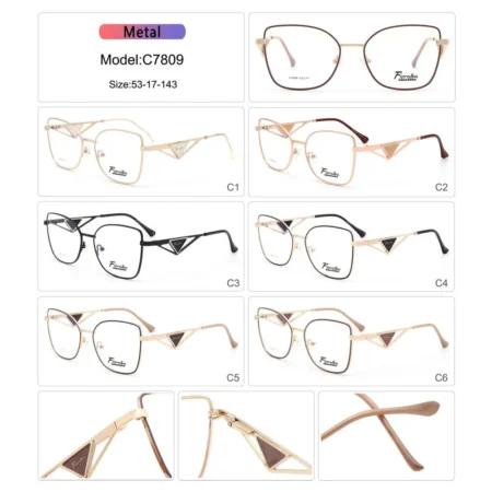 Modelo C7809, Metálicos y TR90, Catálogo Optishore Septiembre 2026