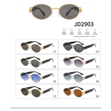 Modelo JD2903, Lentes de Sol, Seguridad y Antiparras, Catálogo Optishore Septiembre 2026