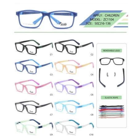Modelo ZC1104, Lentes para Niños, Catálogo Optishore Septiembre 2026