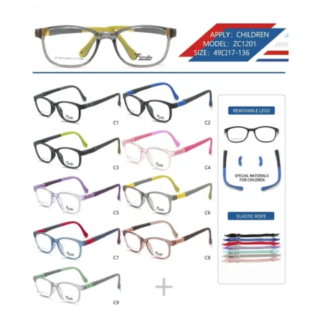 Modelo ZC1201, Lentes para Niños, Catálogo Optishore Septiembre 2026