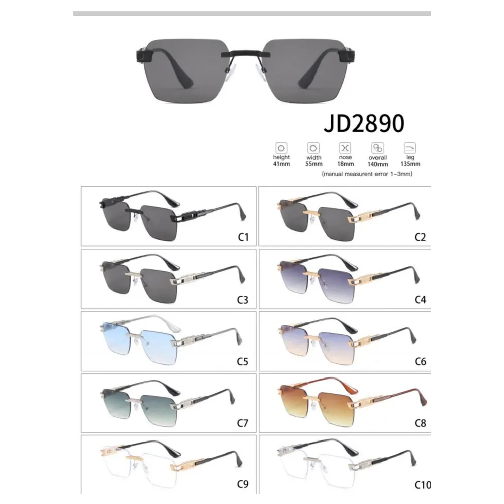 Modelo JD2890, Lentes de Sol, Seguridad y Antiparras, Catálogo Optishore Octubre 2026