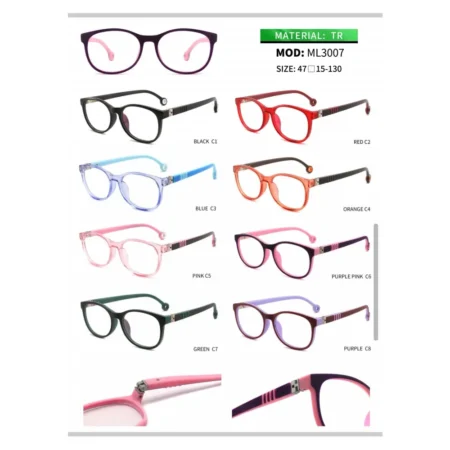 Modelo ML3007, Lentes para Niños, Catálogo Optishore Octubre 2026